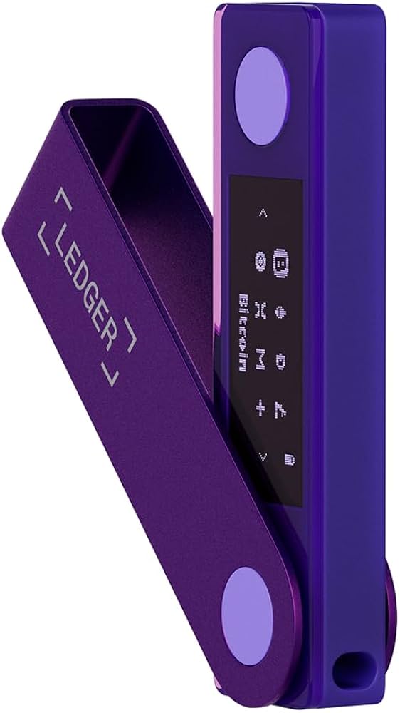 Ledger Nano S Plus Hardware Wallet - Black - Orange - Blue - White - Ice